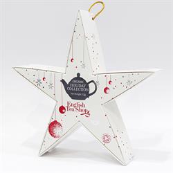 Org. Organic Holiday Collection- Red Silver Star Pack - 6ct