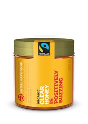 Rå, Fairtrade og økologisk honning 500g (bestill i single eller 10 for bytte ytre)