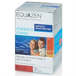Equazen masticables omega 3 y 6 años 60