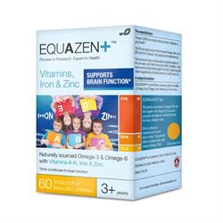 Equazen+ Kids Masticables con sabor tropical