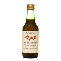 Succo di olivello spinoso biologico 250 ml (ordinare in pezzi singoli o 20 per commercio esterno)