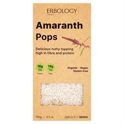 Organic Amaranth Pops 100g (order in multiples of 2 or 20 for trade outer)