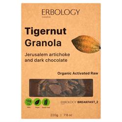 20 % RABAT Økologisk Tigernut Granola med Jordskokke 220 g (bestil i multipla af 4 eller 12 for detail ydre)