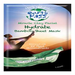 Miracle Clay Hydrate Bamboo sheet face Mask, 20g, (bestilling 12 for detaljhandel ytre)