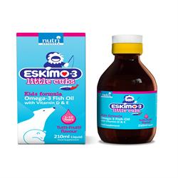 Eskimo-3 Aceite de Pescado Little Cubs Tutti Frutti 210ml