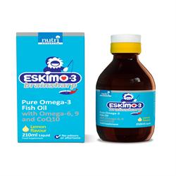 Eskimo-3 Aceite de Pescado Brainsharp Líquido 210ml