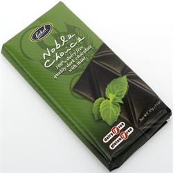 Chocolate con menta oscura sin lácteos Noble Choice, 85 g (pedir por separado o 12 para el exterior minorista)