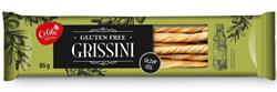 Palitos de pan crujientes GF Grissini con aceite de oliva 85 g. (pedir en unidades individuales o 12 para el comercio exterior)