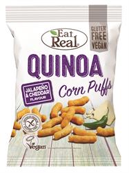 Quinoa Jalapeno & Cheddar Puffs 113g (bestill i single eller 12 for detaljhandel ytre)