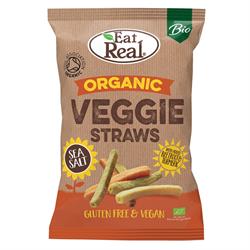Organic Veggie Straws Sea Salt 100g (order in singles or 10 for trade outer)