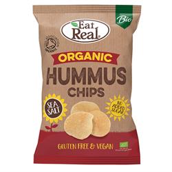 Chips de hummus orgánicos con sal marina 100 g (pedir por separado o 10 para el comercio exterior)