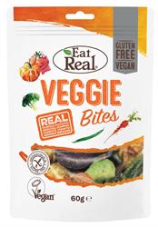 Eat Real Veggie Bites 60g (bestel 8 voor de buitenverpakking)