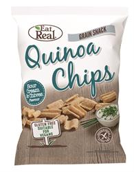 Chips de Quinoa Crème Sure &amp; Ciboulette 30g (commander en simple ou 12 pour le commerce extérieur)