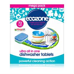 All in one Ultra Dishwasher Tablets - 72 Tablets