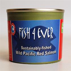 Wild Pacific Red Salmon 213g (bestil i singler eller 12 for bytte ydre)