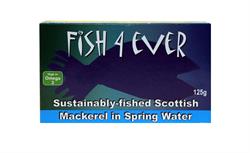 Mackerel in Spring Water 125g (order in singles or 10 for trade outer)