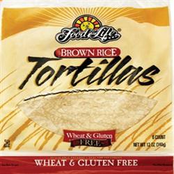 Brown Rice Tortillas Gluten Free 340g (order in singles or 12 for trade outer)