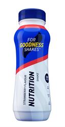 For Goodness Shakes Nutrition Strawberry 315ml (order in singles or 10 for trade outer)