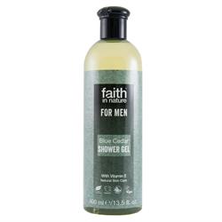 Faith For Men Blue Cedar Shower Gel/Foam Bath 400ml