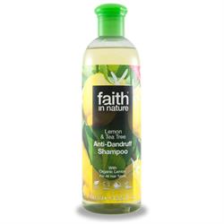 20% DE DESCONTO Faith in Nature Shampoo 400ml de Limão e Árvore do Chá