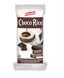 Pastel de arroz cubierto de chocolate amargo Fiorentini 100 g (pedir por separado o 12 para el comercio exterior)