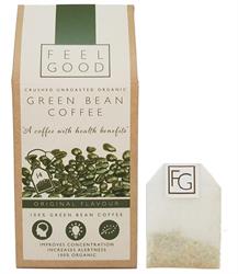 10% RABAT Økologisk grøn kaffe - 14 kaffeposer pr. æske