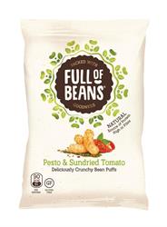 Full of Beans Pesto & Sundried Tomato Puffs 85g (Bestellung in Vielfachen von 2 oder 10 für den Einzelhandel außerhalb)