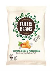 Full Of Beans Tomato, Basil & Mozzarella Puffs 85g (order in multiples of 2 or 10 for retail outer)