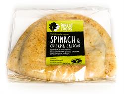 Spinach and Chickpea Calzone 200g Individually wrapped. (order in singles or 15 for trade outer)
