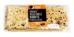 Burrito aux légumes fumés 220g. Emballés individuellement. (commander en simple ou 15 pour le commerce extérieur)