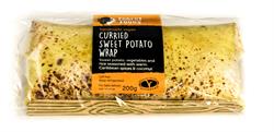 Curried Sweet Potato Wrap. 200g. Individually wrapped (order in singles or 15 for trade outer)