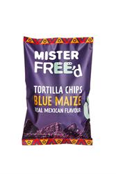 Chips Tortilla au Maïs Bleu 135g (commander en simple ou 12 pour le commerce extérieur)