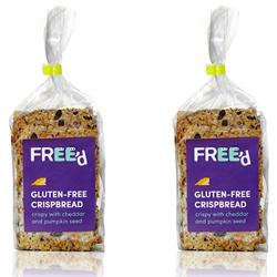 Gluten-free Crackers with cheese and poppy seed 220g (order in singles or 10 for trade outer)
