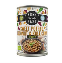 Organic sweet potato, kale & Coconut Curry 400g