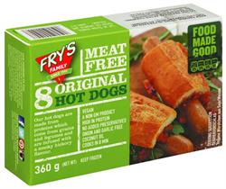 Meat Free Hot Dogs 360g (order in singles or 10 for trade outer)