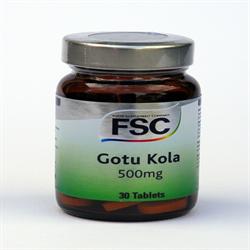 Gotu Kola 500mg 30 Comprimés