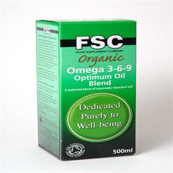 Økologisk omega 369 optimal olie 500ml