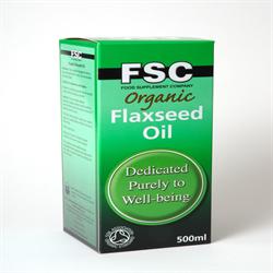 Organiczny olej lniany 500ml