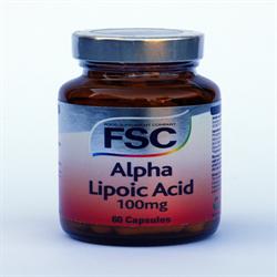 Ácido alfa lipóico 100mg 60 cápsulas
