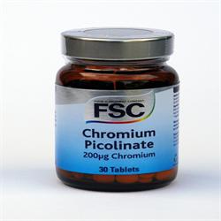 Picolinate de Chrome FSC 200ug 90 Comprimés