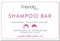 Naturlig shampoobar - lavendel & geranium 95g