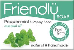 Natural Peppermint & Poppyseed Soap - 95g
