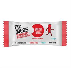 Strawberry, Raspberry & Beetroot Energy Balls 48g (order in singles or 16 for retail outer)