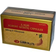 Ginsengrotpulver. 100 capser. 500 mg