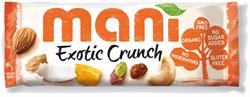 Mani Exotic Crunch Organic 45g (สั่งเป็นทวีคูณของ 4 หรือ 16 สำหรับร้านค้าปลีกด้านนอก)
