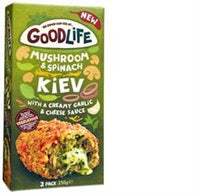 Mushroom & Spinach Kiev with A Creamy Garlic Cheese Sauce 250g