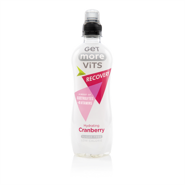 Get More Vits Recovery 12x500ml / Still Hydrating Cranberry