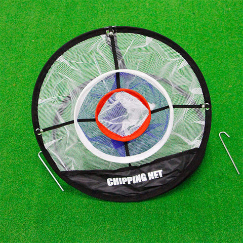 GOG Golf Pop UP intérieur extérieur écaillage Cages de tangage tapis pratique facile Net aides à l'entraînement de Golf métal + filet