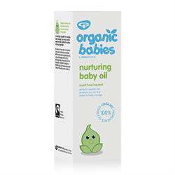 Økologisk babyplejende babyolie ingen duft 100ml
