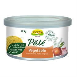 Paté de verduras 125 g (pedir por separado o 12 para el comercio exterior)